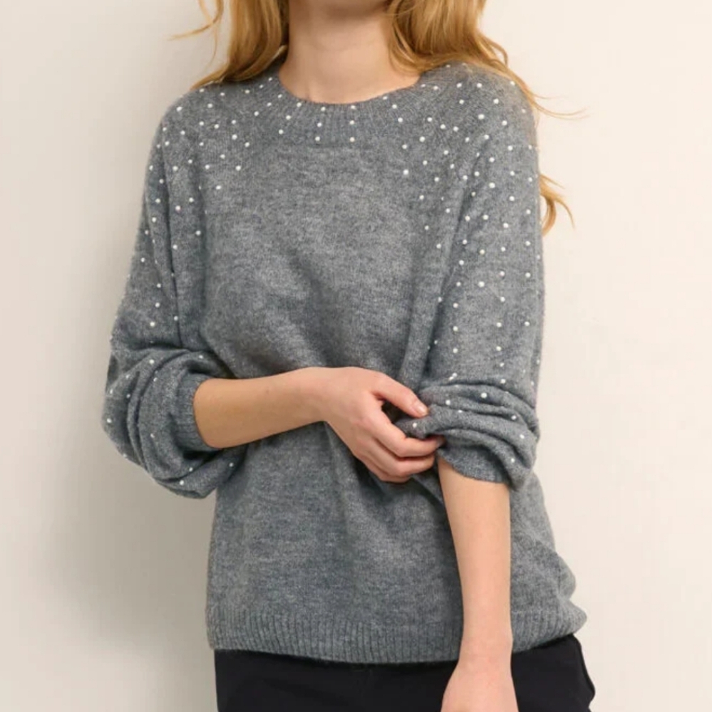 CULTURE Pullover Oana Embellished Sweater